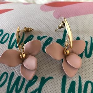 Cute pastel pink earrings